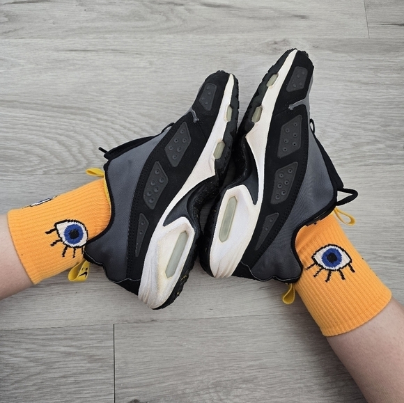 VTG Nike | Air Surrender Max '99 grey black sporty low-top sneakers | WMS 7.5 - Picture 12 of 16